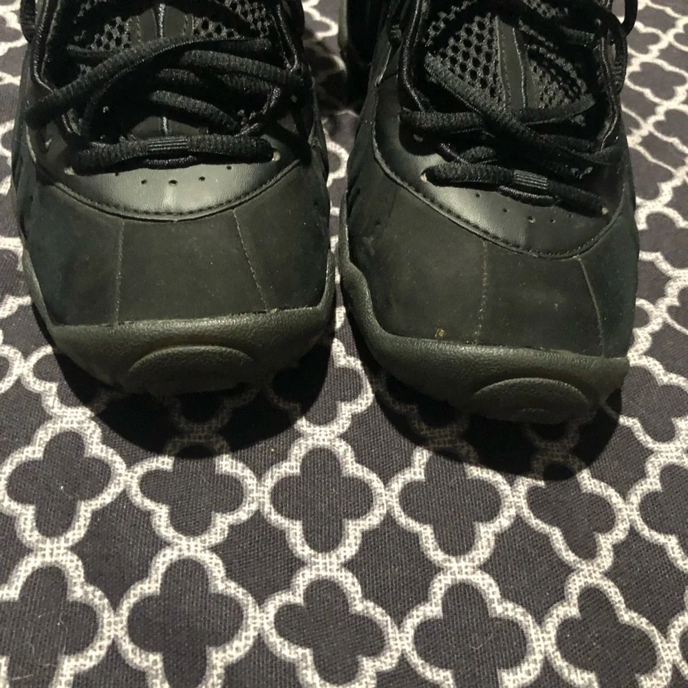 Nike Air 2014 Foamposite Black Anthracite Little Posite One GS Sz 7Y 644791-003
